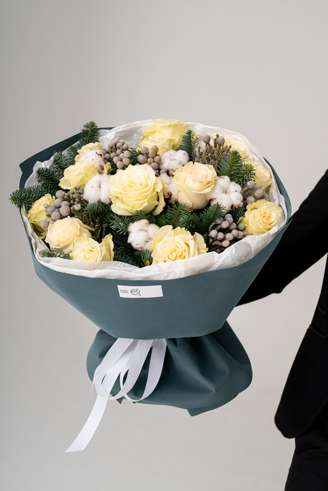 Новогодний букет Мятная Cвежесть