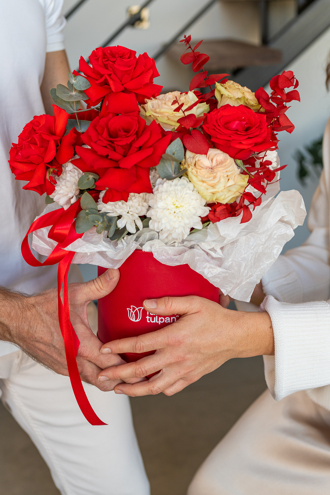 Композиция из цветов "Спасибо за все"